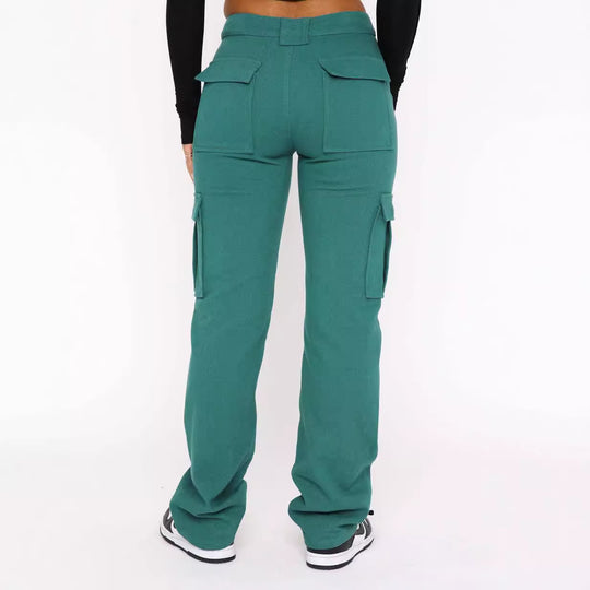 Damen Cargo-Hose im urbanen Stil mit funktionalen Taschen EB