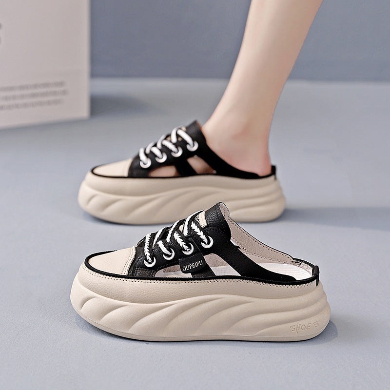 Damen Sneakers mit elegantem Plateau und atmungsaktivem Obermaterial EB
