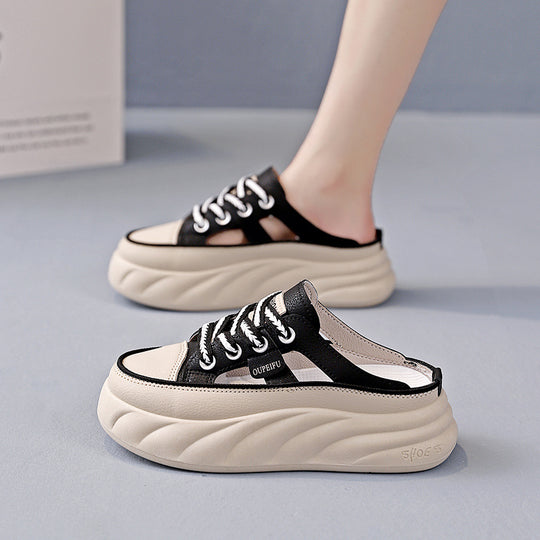 Damen Sneakers mit elegantem Plateau und atmungsaktivem Obermaterial EB