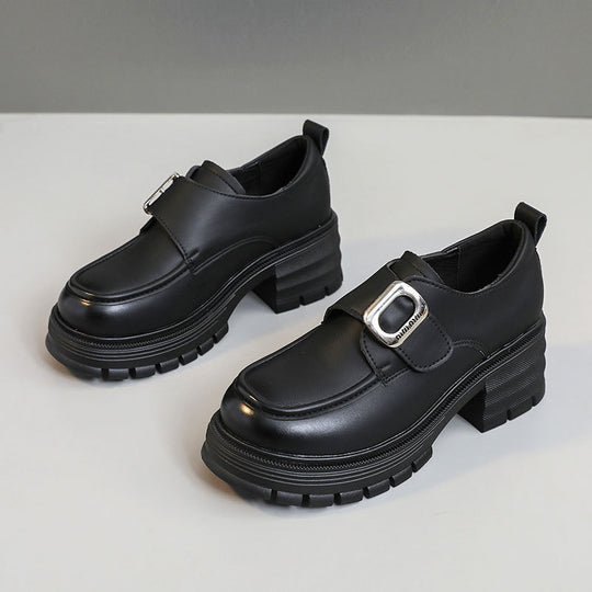 Damen Chunky Loafers mit modischem Schnallen-Design EB