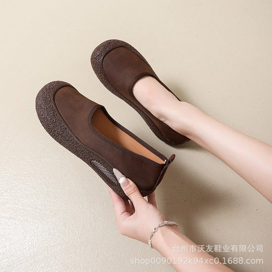 Damen Sportliche Slip-On Schuhe mit rutschfester Sohle EB