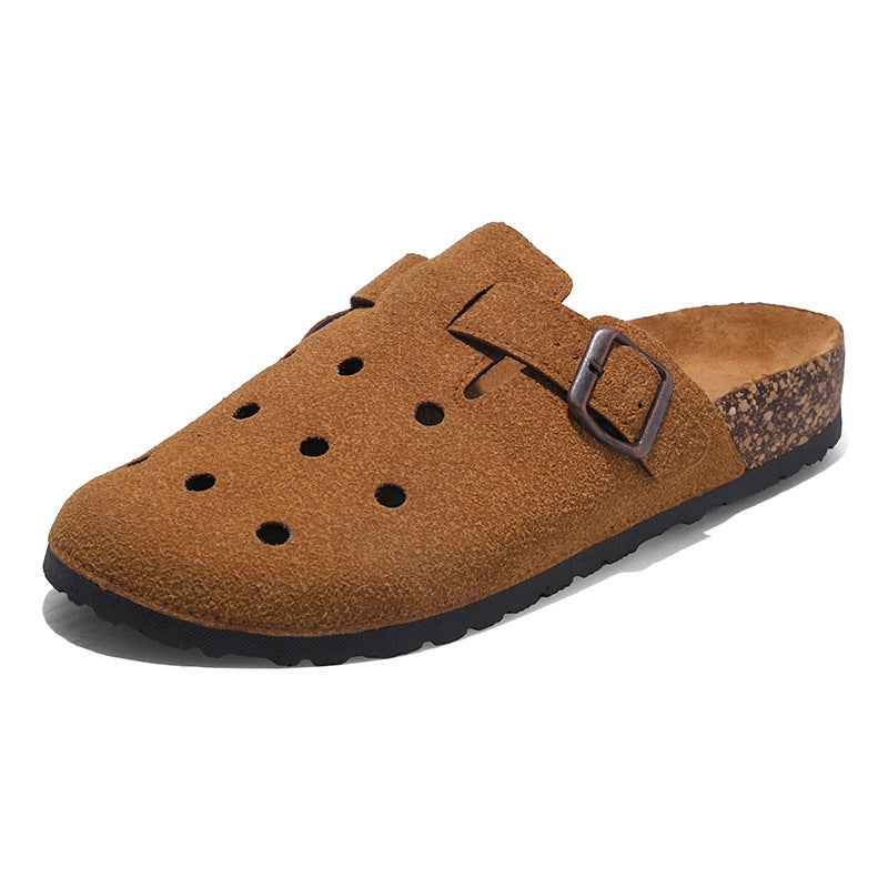 Damen Komfortable Clogs mit verstellbarem Riemen und atmungsaktiver Oberflächenstruktur EB