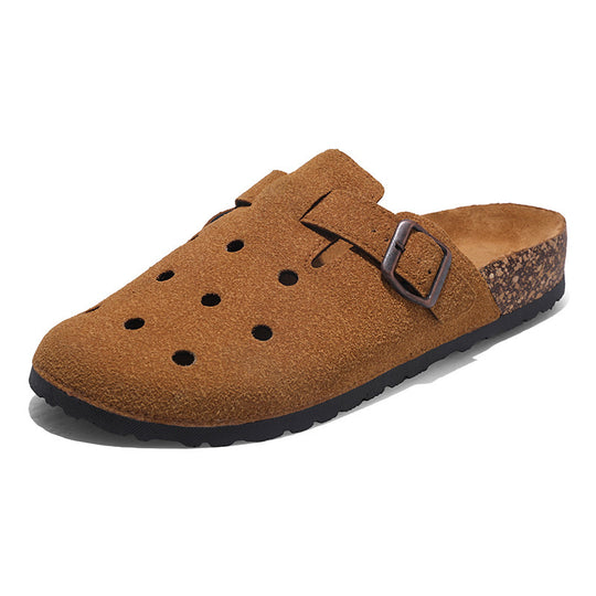 Damen Komfortable Clogs mit verstellbarem Riemen und atmungsaktiver Oberflächenstruktur EB