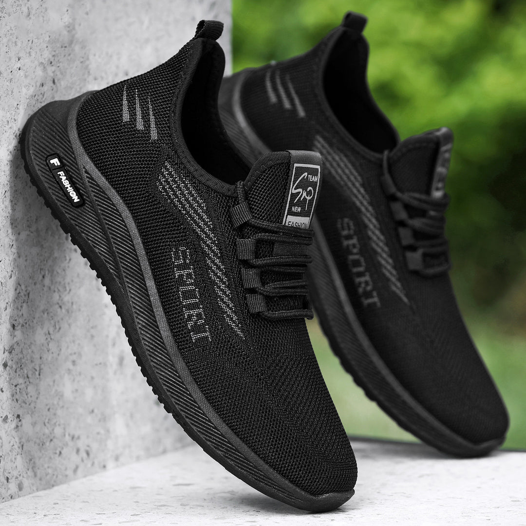 Damen Sportliche Sneakers mit atmungsaktivem Obermaterial und flexibler Sohle EB