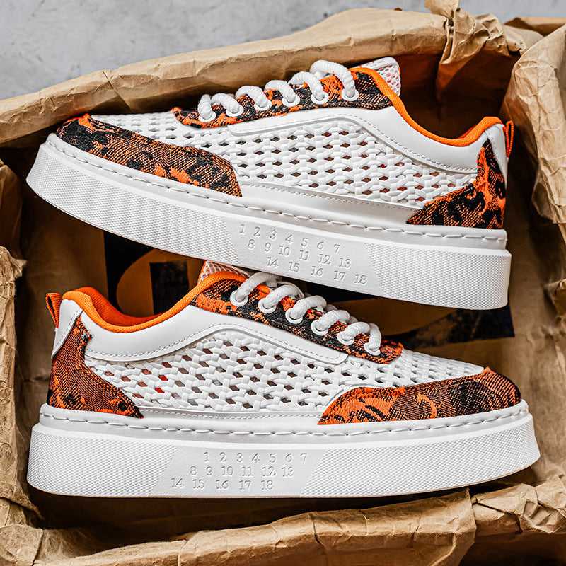 Damen Komfortable Plateau-Sneaker mit atmungsaktivem Obermaterial EB
