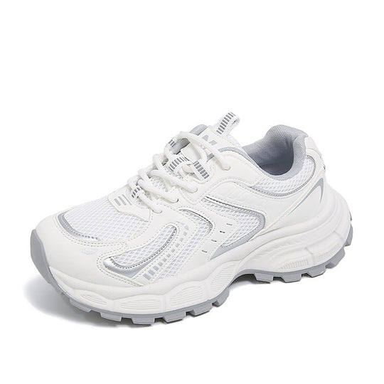 Damen Sportliche Freizeitschuhe mit atmungsaktiver Mesh-Oberfläche und stoßdämpfender Laufsohle EB