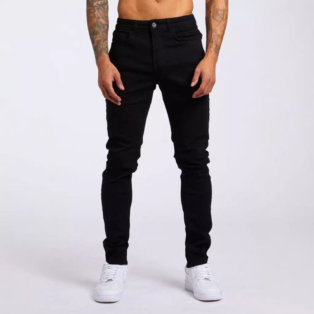 Herren Slim Fit Jeans im authentischen Used-Look EB