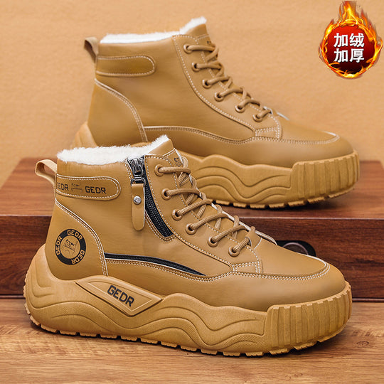 Damen Gefütterte Winterstiefel mit rutschfester Sohle und praktischem Reißverschluss EB