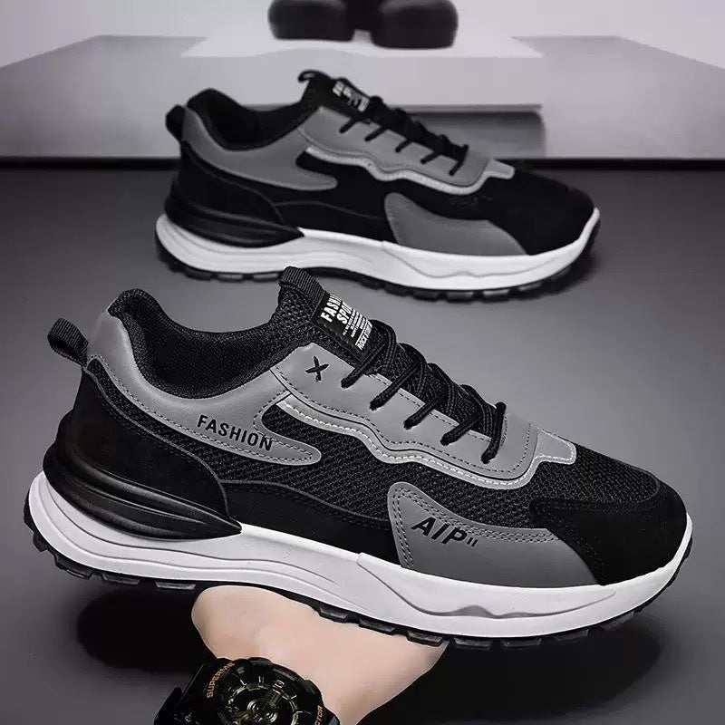 Damen Sportliche Sneakers mit atmungsaktivem Obermaterial und flexiblem Sohlenprofil EB