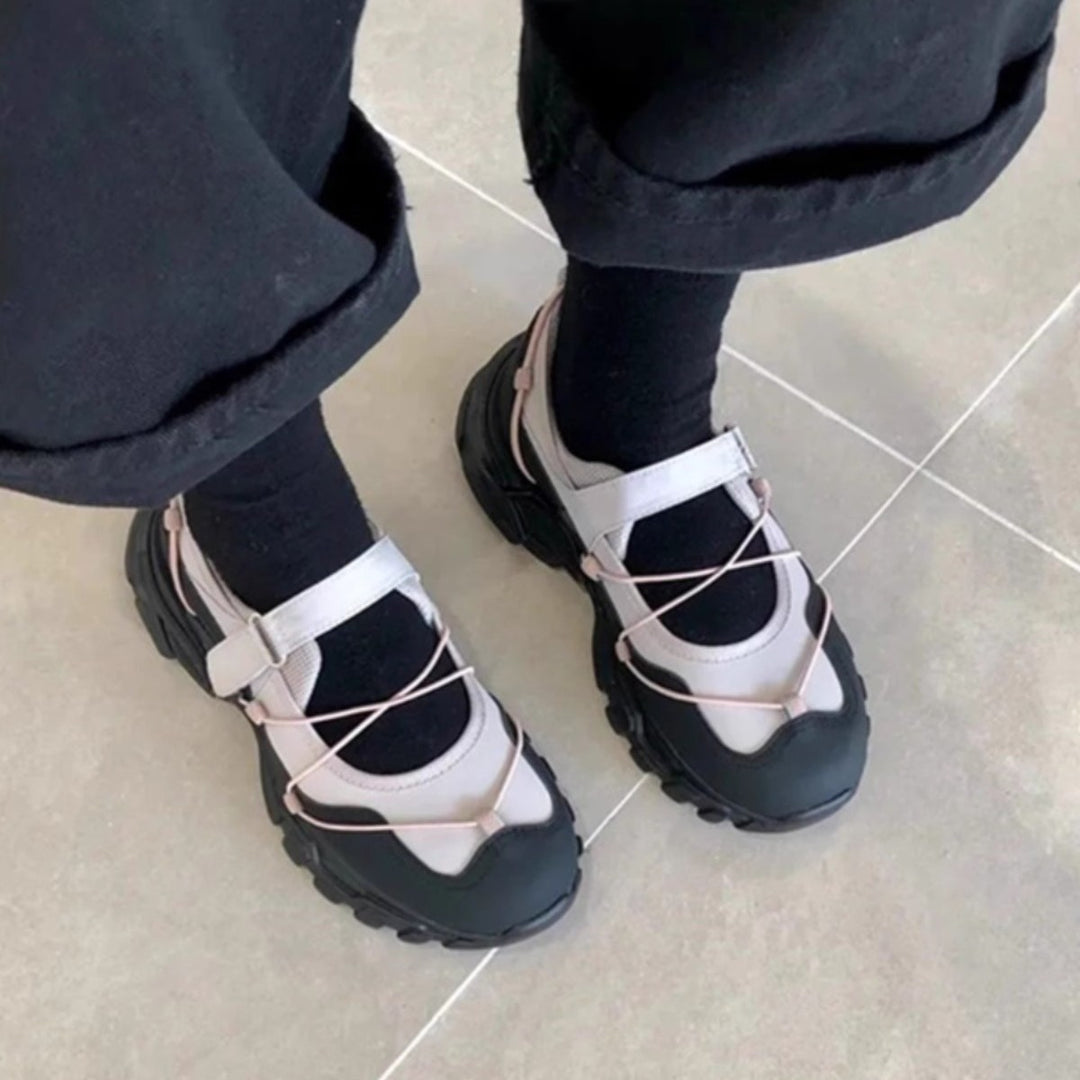 Damen Sportliche Sandalen mit verstellbarem Riemen und rutschfester Sohle EB