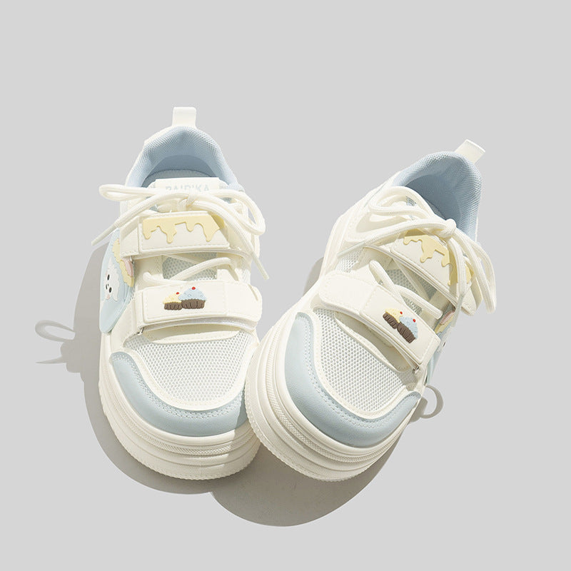 Damen Sneakers mit niedlichem Tiermotiv und ergonomischem Design EB
