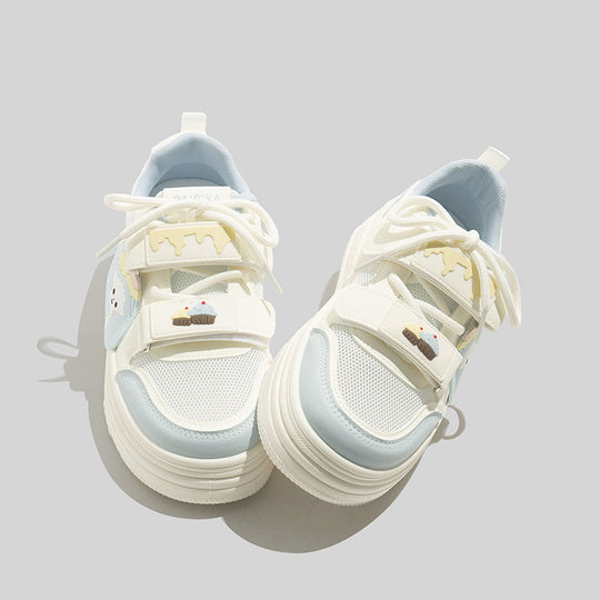 Damen Sneakers mit niedlichem Tiermotiv und ergonomischem Design EB