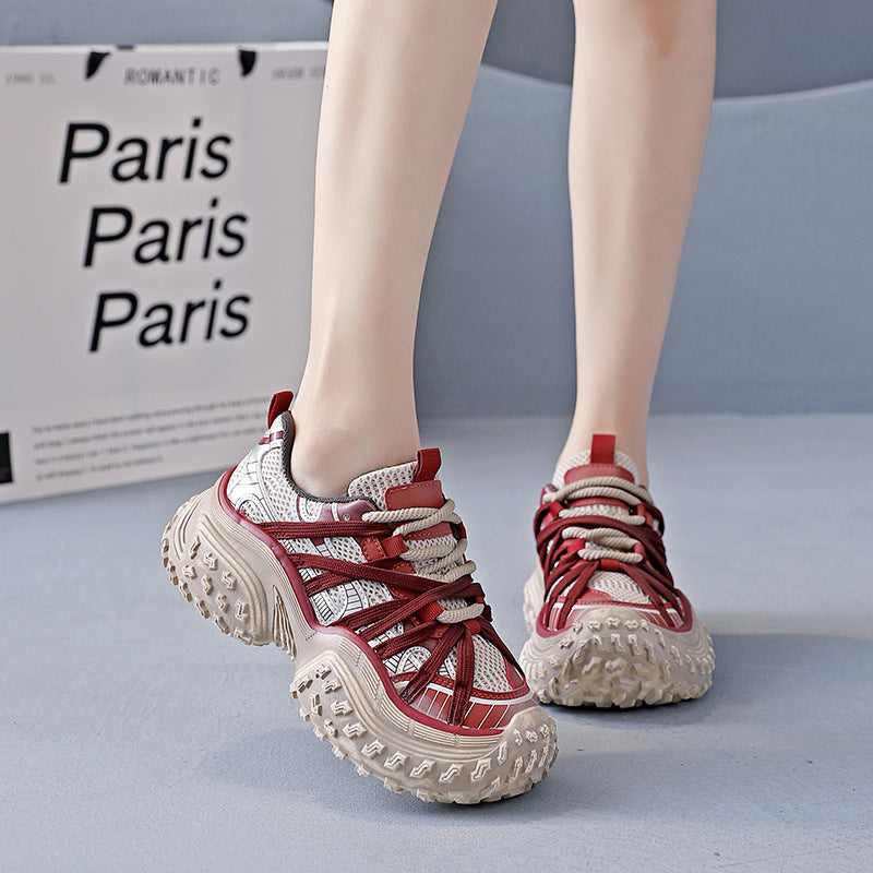 Damen Sportliche Freizeitsneaker mit innovativem Schnürsystem und rutschfester Sohle EB