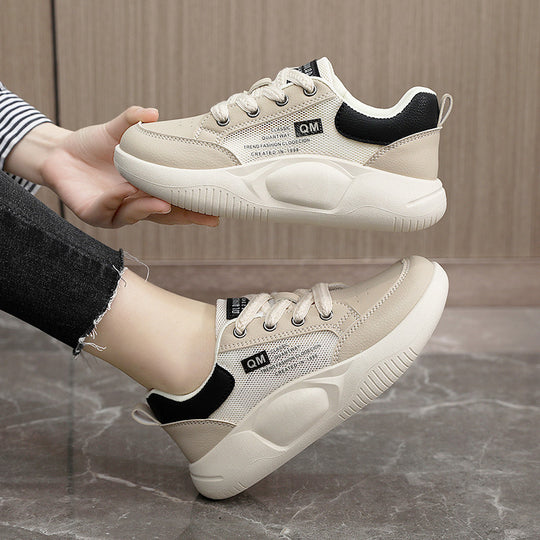 Damen sportliche Sneaker mit atmungsaktivem Obermaterial und bequemer Dämpfung EB