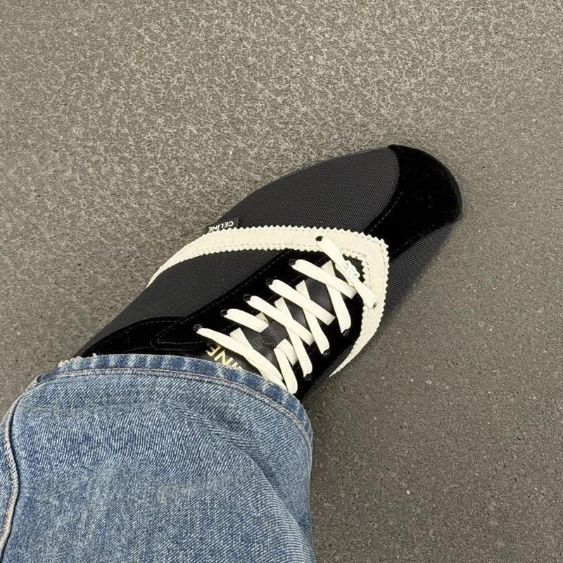 Damen Sportliche Freizeitschuhe mit stylishen Kontrastelementen EB