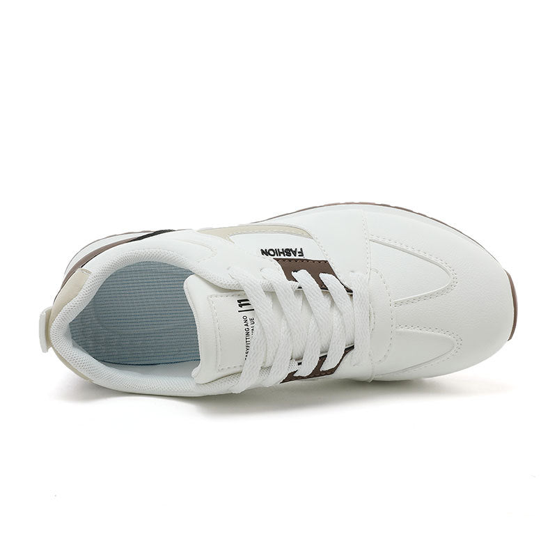 Damen sportliche Sneakers mit modischem Design und atmungsaktiver Oberflächenstruktur EB