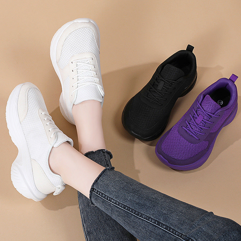 Damen Sportliche Laufschuhe mit atmungsaktivem Mesh-Obermaterial und dämpfender Sohle EB