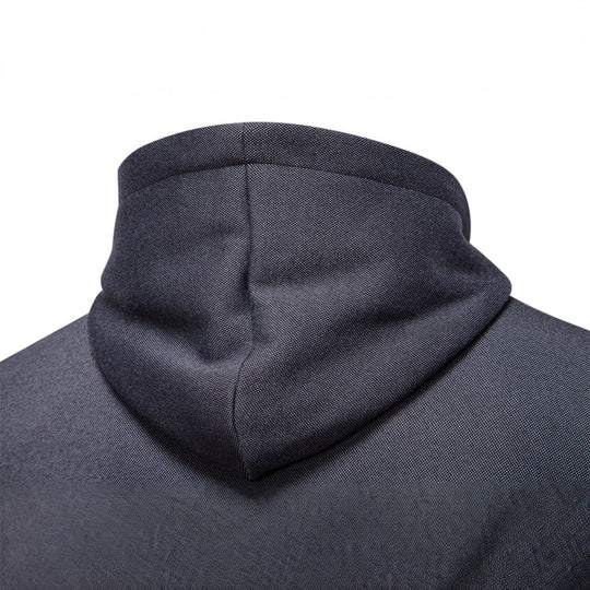 Herren funktionale Sweatjacke mit praktischer Kapuze und modernem Reißverschluss EB