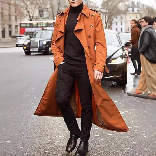 Herren klassischer Trenchcoat EB