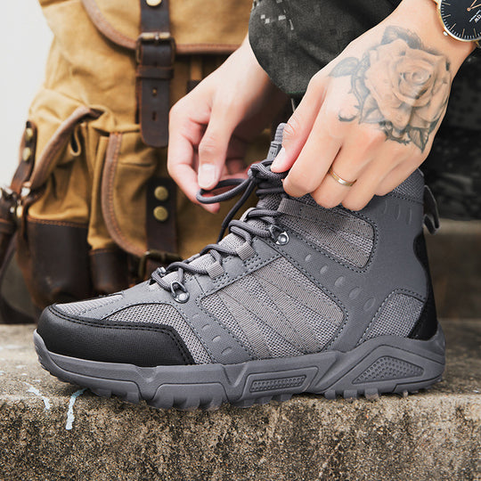 Herren Tactical-Hochschuhe mit rutschfester Sohle und atmungsaktiver Struktur EB