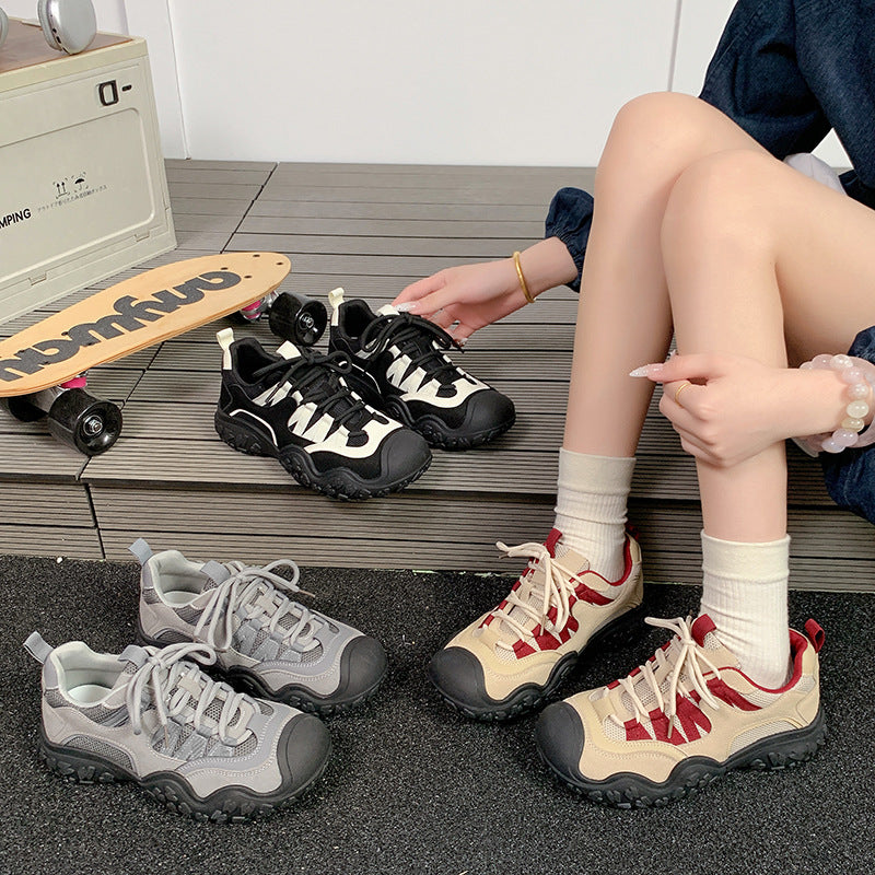 Damen Aktiv-Sneaker mit atmungsaktiver Mesh-Oberfläche und rutschfester Gummisohle EB