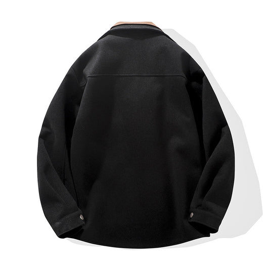 Herren trendige Übergangsjacke mit zwei praktischen Taschen EB