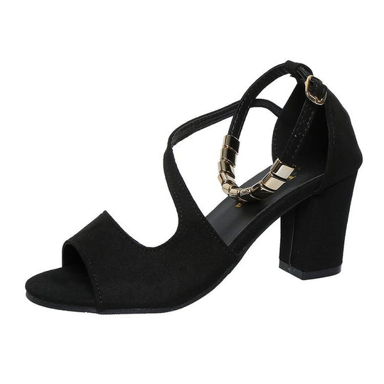 Damen Slingback-Pumps mit elegantem Riemendesign und modischem Absatz EB