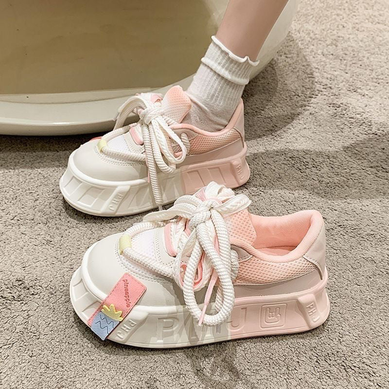Damen Sneakers im farbenfrohen Design mit atmungsaktiver Sohle EB