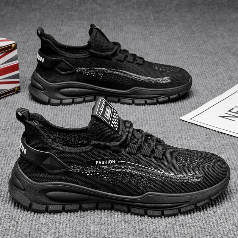Damen Sportliche Sneakers mit atmungsaktivem Mesh-Obermaterial und rutschfester Sohle EB