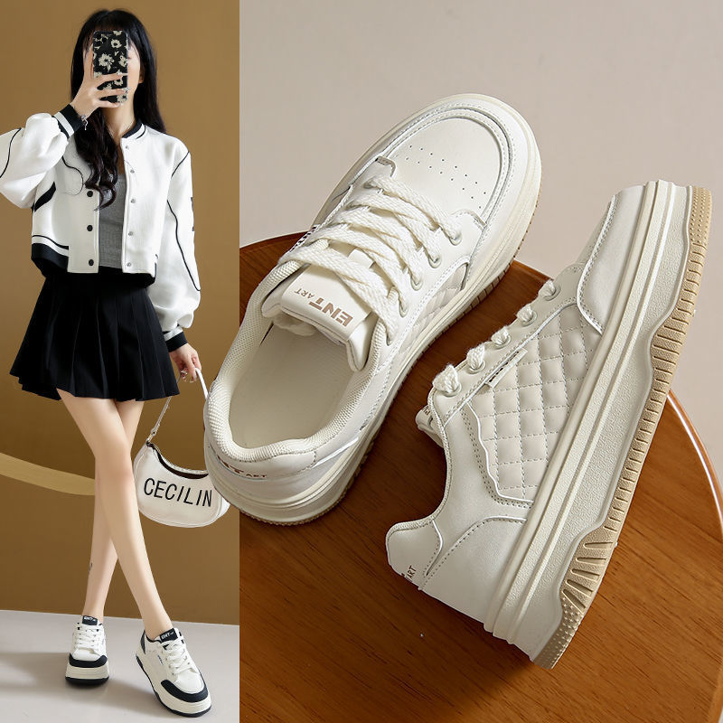 Damen modische sneakers mit rutschfester Sohle und einzigartiger Oberflächenstruktur EB
