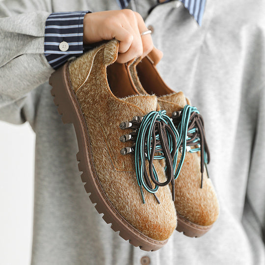 Damen Modische Schnürschuhe mit rutschfester Sohle und stabiler Bauweise EB