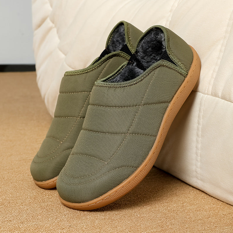 Damen Bequeme Hausschuhe mit Warmfutter EB