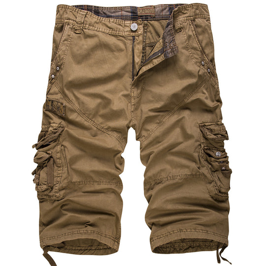 Herren Cargoshorts mit multifunktionalen Taschen und verstellbarem Bund EB