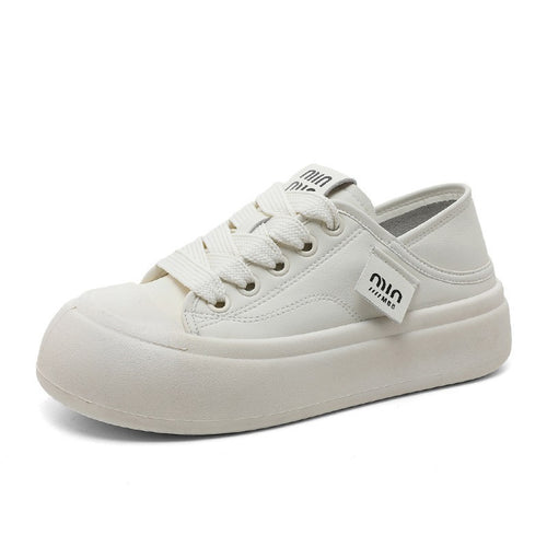 Damen sportliche Sneaker mit moderner Plateau-Sohle EB