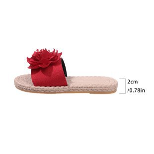 Damen Bequeme Pantoletten mit floralem Dekor EB