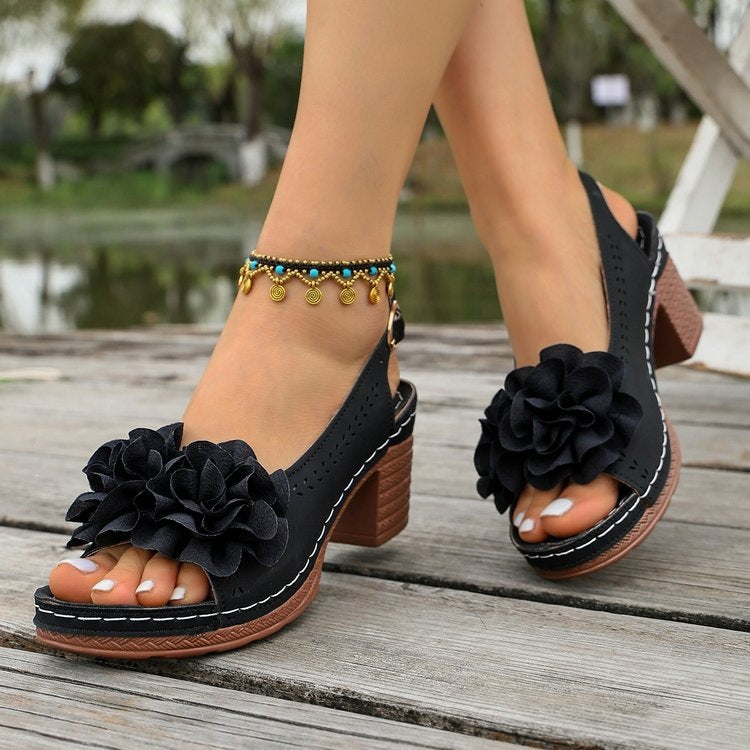 Damen Elegante und komfortable Slingback-Sandaletten EB