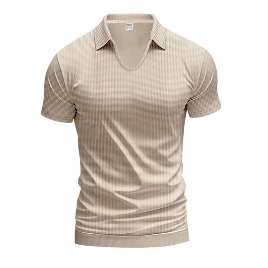 Herren Polo-Shirt mit strukturiertem Design und modernem Schnitt EB