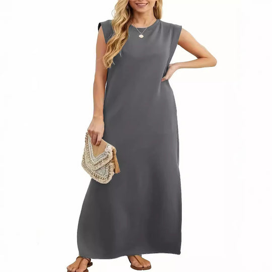 Damen Maxikleid mit elegantem Schnitt EB