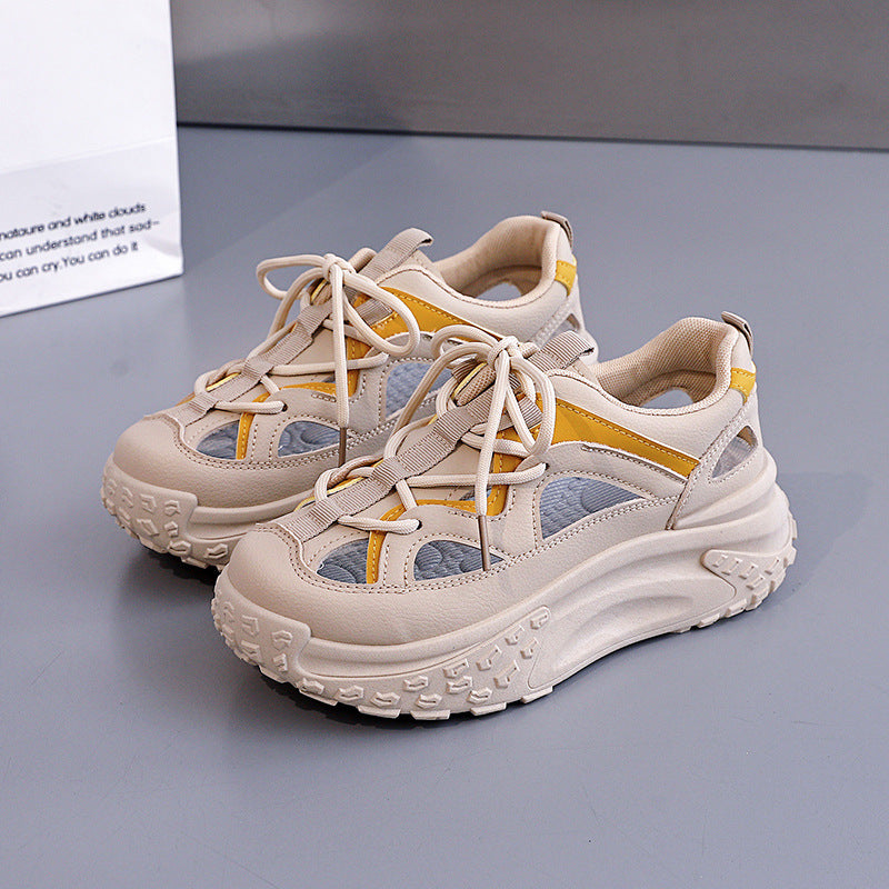 Damen Sneakers mit sportlichem Design und atmungsaktiven Mesh-Einsätzen EB