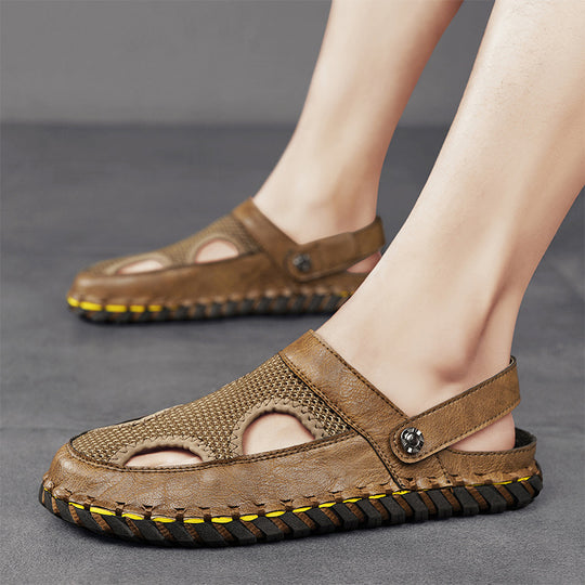 Damen Freizeit-Sandalen mit atmungsaktiver Netzstruktur und rutschfester Sohle EB