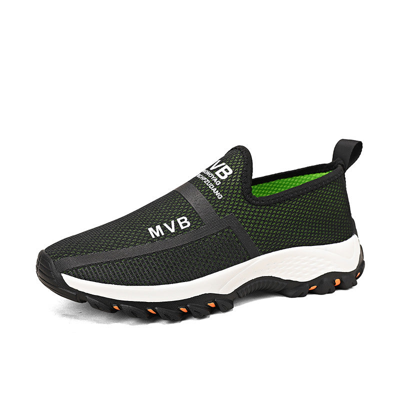Damen Atmungsaktive Slip-On Sportschuhe mit rutschfester Sohle EB
