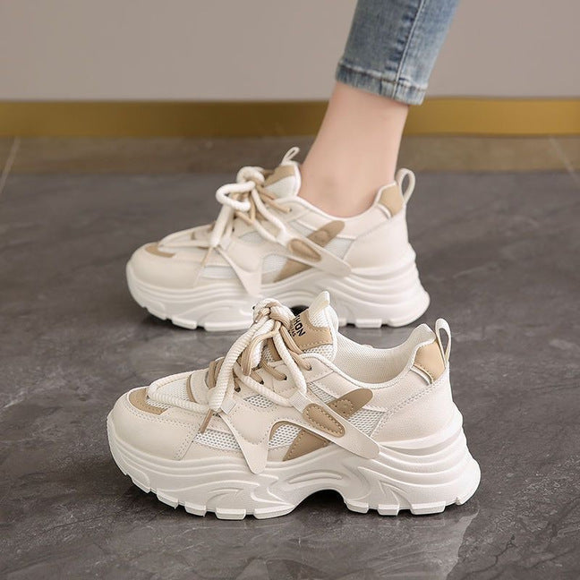 Damen Chunky Sneakers mit atmungsaktiven Mesh-Einsätzen und komfortabler Dämpfung EB