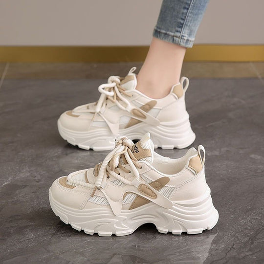 Damen Chunky Sneakers mit atmungsaktiven Mesh-Einsätzen und komfortabler Dämpfung EB