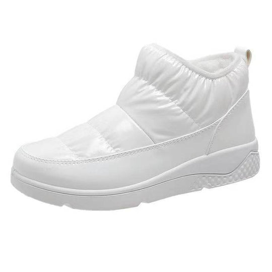 Damen nan gesteppte Winter-Sneaker-Boots mit Thermofutter, elastischem Schaft und rutschfester Profilsohle EB