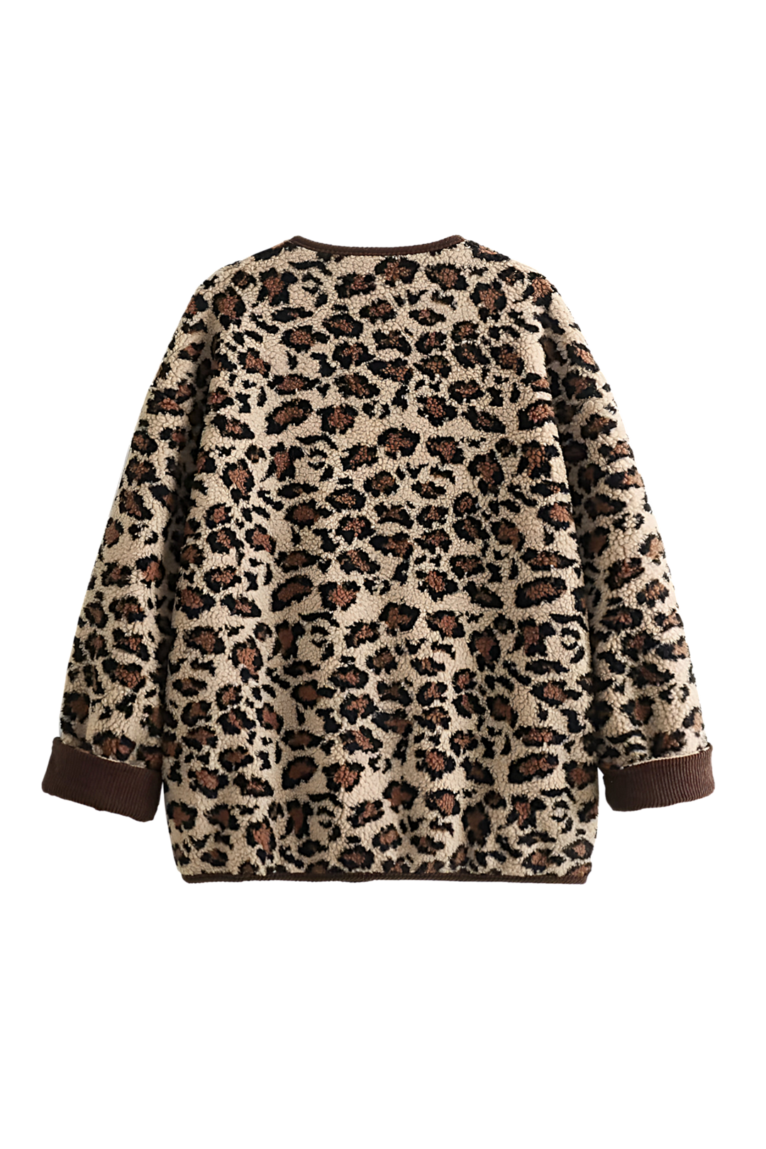 EB | Lässiger Cardigan Tierdruck Bequem und Stilvoll