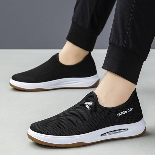 Damen Atmungsaktive Freizeit-Sneaker mit elastischem Design und rutschfester Sohle EB