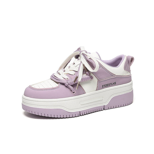 Damen Plattform-Sneaker mit modischem Design und komfortabler Profilsohle EB