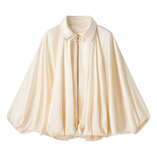 Damen fließende Bluse mit Anlassgarnitur EB