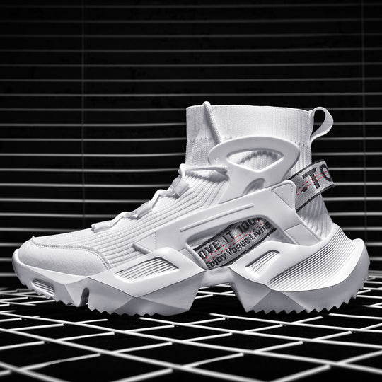 Damen High-Top Sneakers mit innovativem Futuristischem Design EB