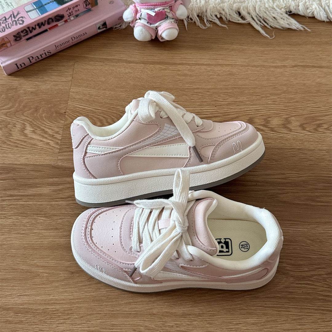 Damen Komfortable Sneakers mit atmungsaktiver Mesh-Decksohle und modischen Akzenten EB